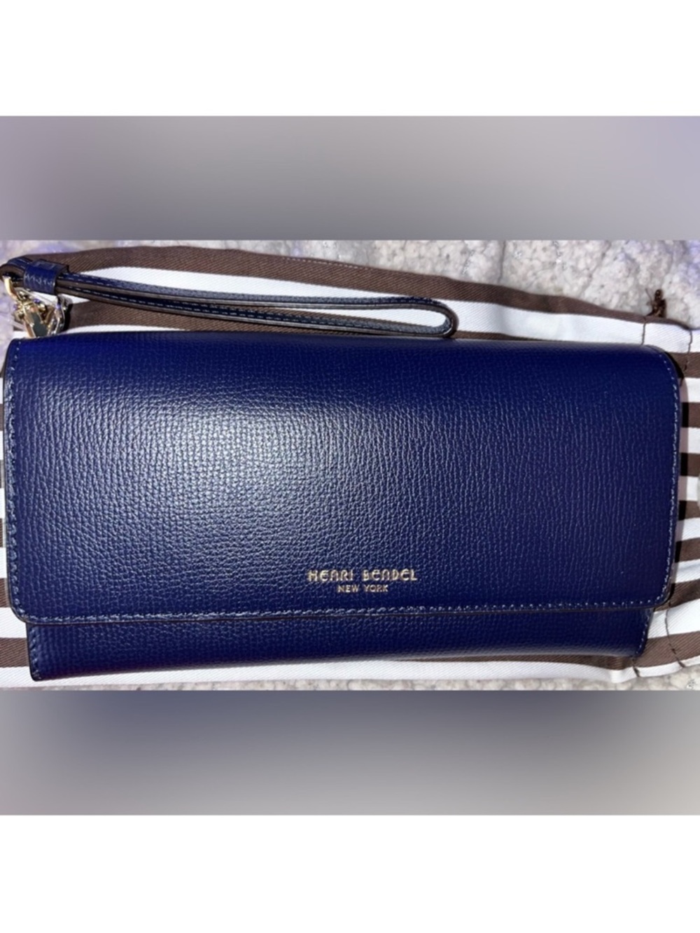 Henri Bendel Uptown organizer wristlet NWOT 2014 Saffiano w/ HB Dust Bag